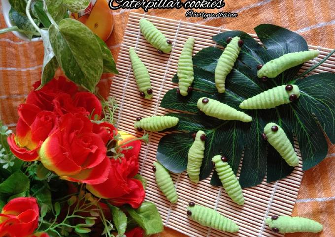 Caterpillar cookies