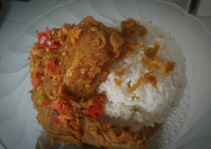 Ayam geprek simple π