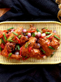 Foto resep Sayap Ayam Goreng Oseng Bawang
