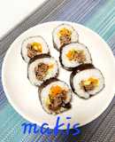 Makis caseros o traducido rollos caseros
