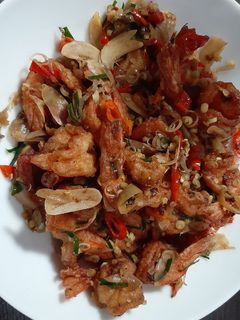 Foto resep Udang Goreng Sambal Matah