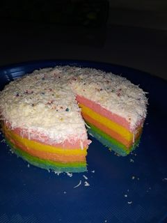 Foto resep Rainbow cake