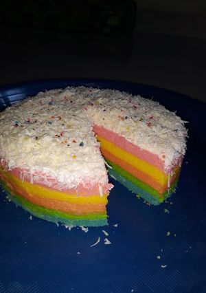 Foto resep Rainbow cake