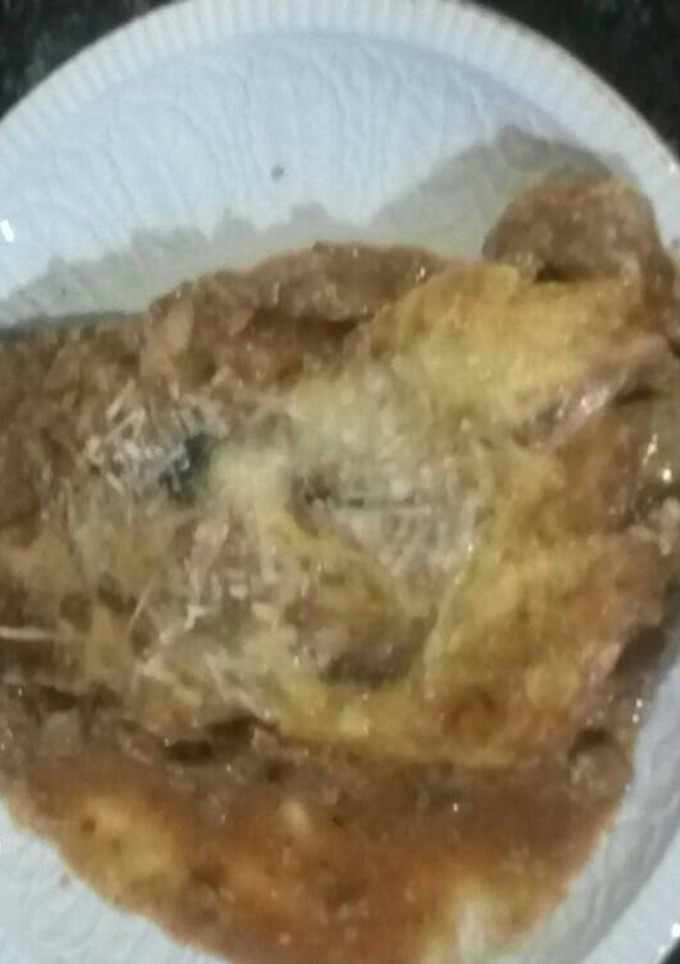 Una foto de Pastel de berenjena con carne picada