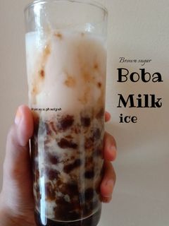 Foto resep Brown Sugar Boba Milk Ice