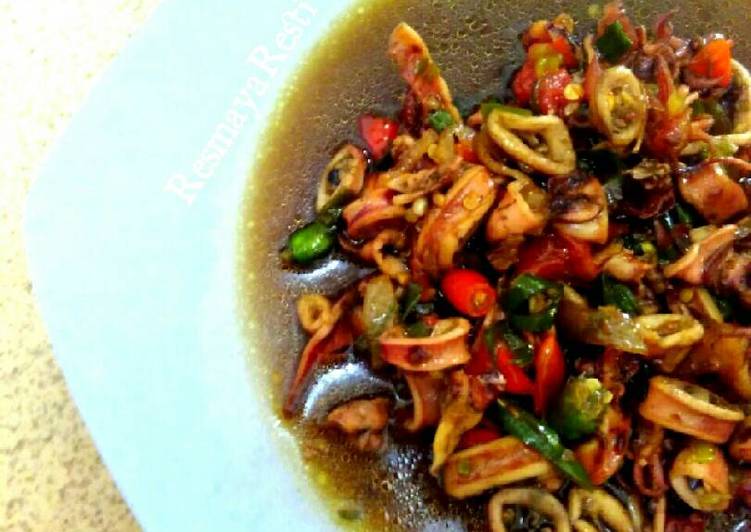 Resep Cumi lada asin, Bikin Ngiler
