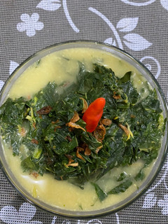 Foto resep 4. Bobor daun singkong