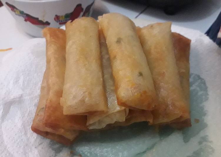 Resep Lumpia isi bihun wortel (karoket) Lezat