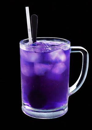 Hình của món SP.0255 - Nước Chanh - Hoa Đậu Biếc.
