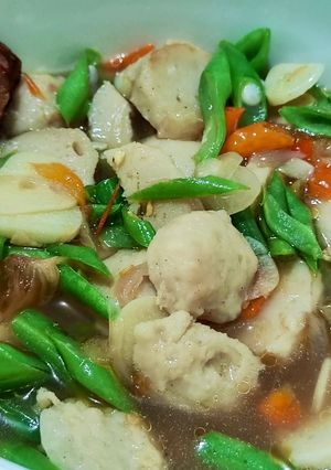 Foto resep Tumis Buncis Bakso