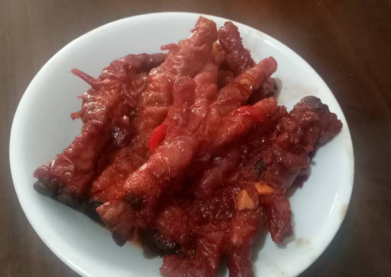 Angsio ceker merah