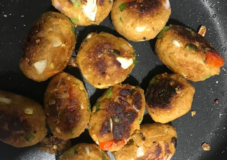 Simple Way to Prepare Super Quick Homemade Soya Oats Veg Kebaba