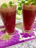 عصير رمان بالنعناع 🍷🍷