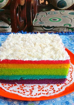 Foto resep #1. Rainbow cake