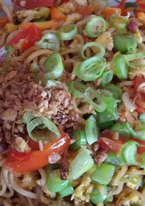 Foto resep Masak Mie Rebus Jadi Mie Goreng