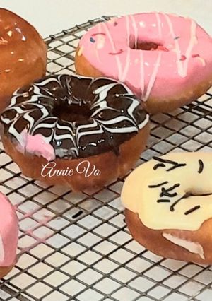 Hình của món Bánh donut 4 vị.