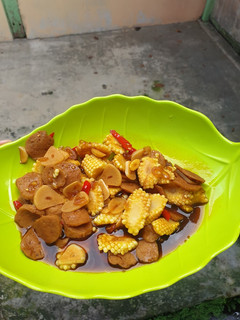 Foto resep Tumis baso dan putren