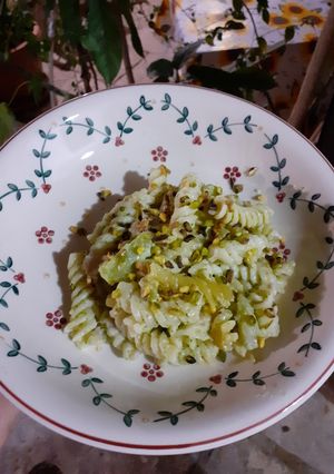 Foto di Fusilli al forno con "scamuzzatura" (broccoli)