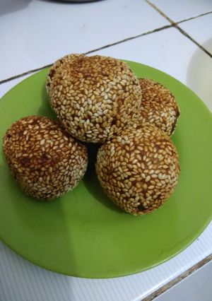 Foto resep Onde onde pisang isi coklat keju