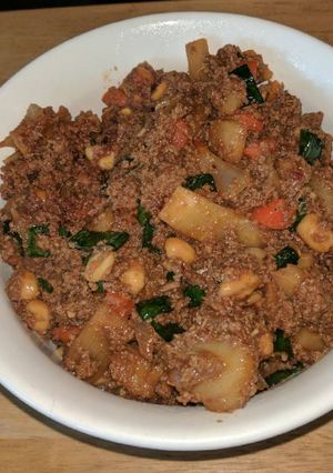 A picture of Larb, Pork.