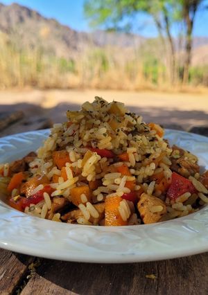 Una foto de Arroz salteado!!