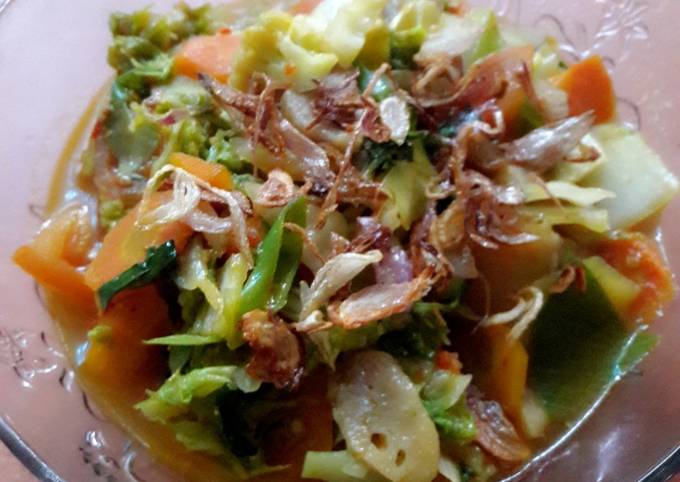 Resep Capcay kuah simple Anti Gagal