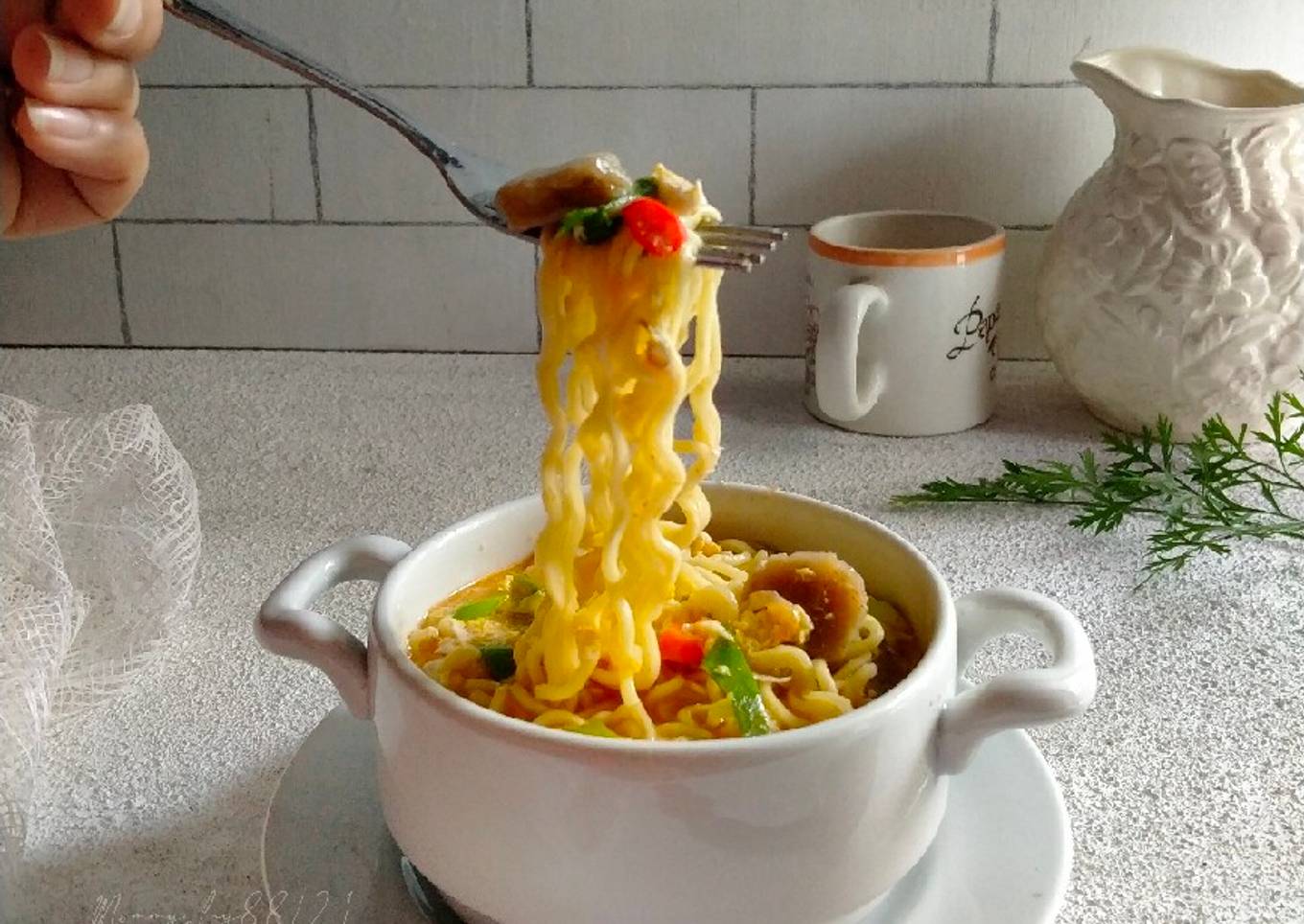 Mie Baso Kuah Ebi