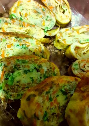 Foto resep Omlet telur tamagochi