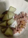Papita con atún