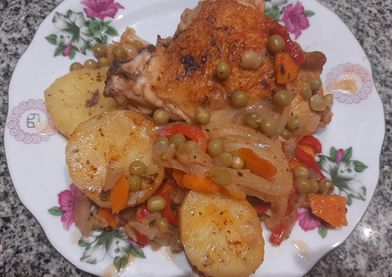 Pollo a la portuguesa