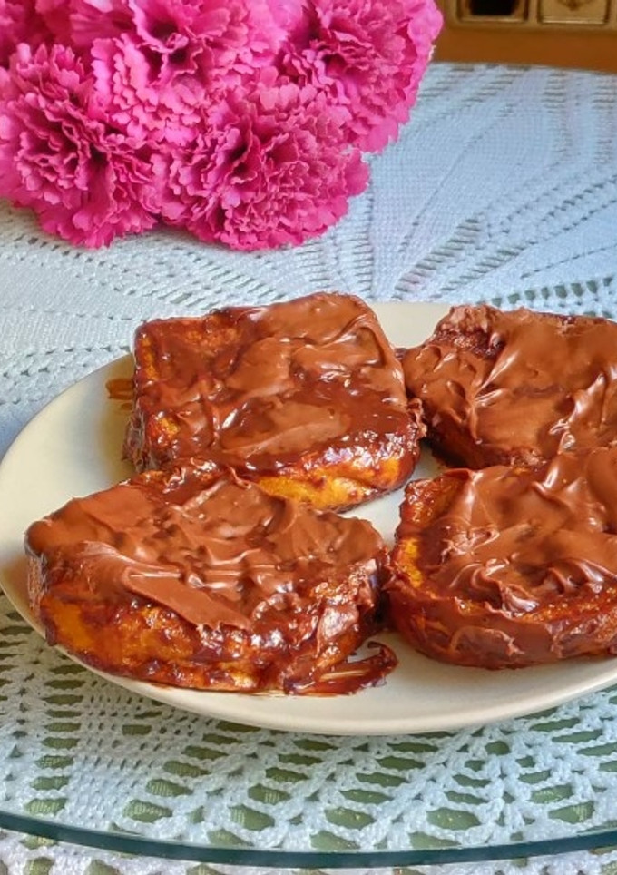 Una foto de Torrijas de Nutella