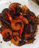 Ruột ốc xào sả (món chay)