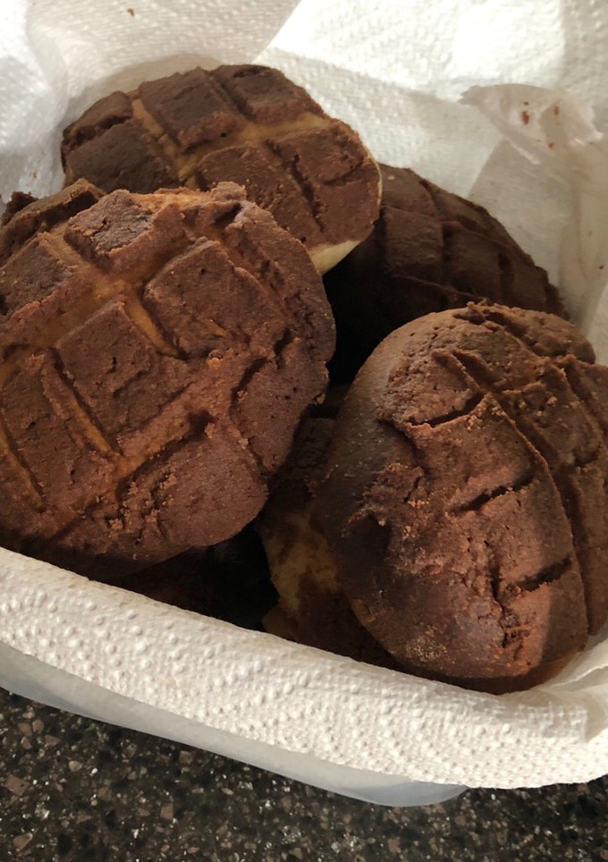 Una foto de Conchas de chocolate