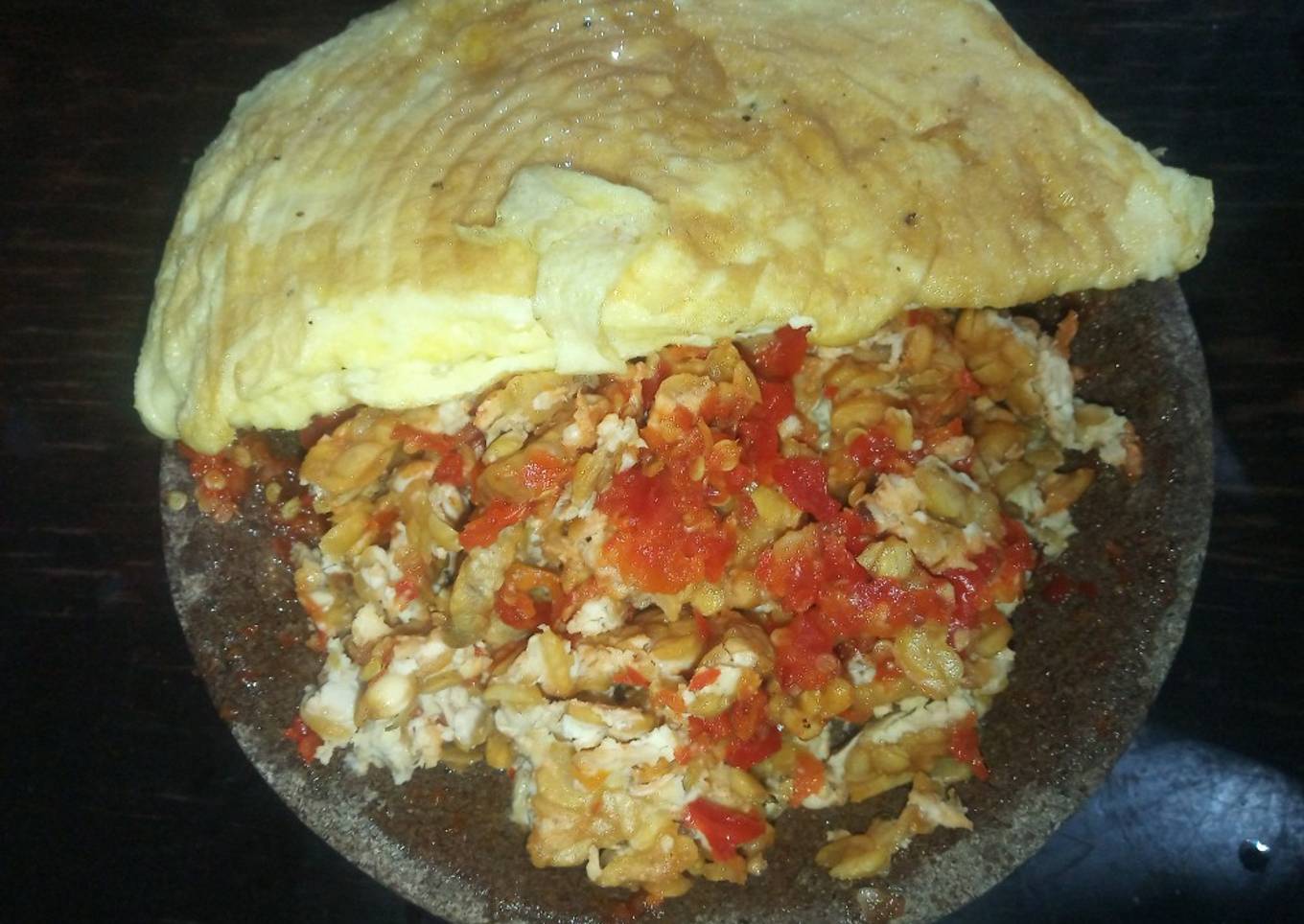 Penyet tempe