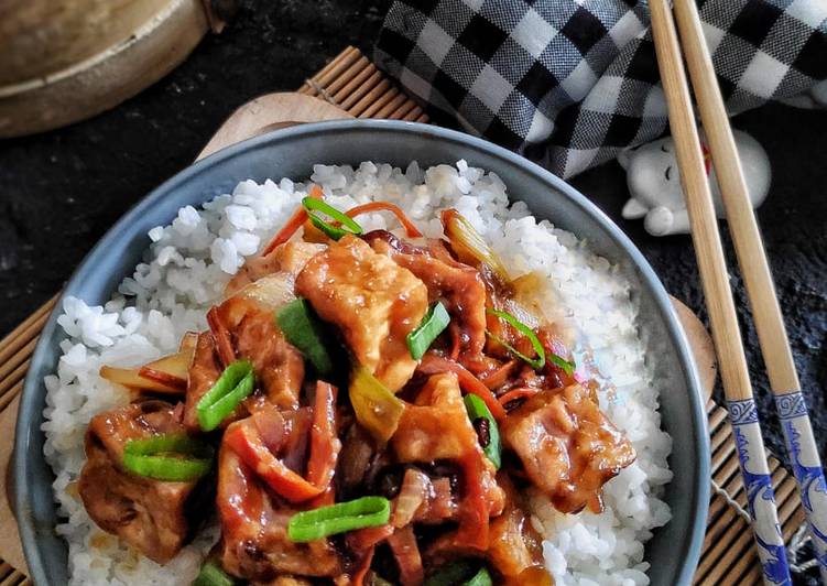 Vegetarian Mongolian Tofu