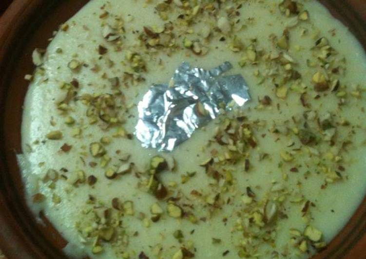 Step-by-Step Guide to Prepare Tasty Pista Kheer Cooking Basics for Beginners