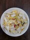 Kubis Panjang Goreng Telur