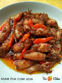Foto resep Asam pija cumi asin