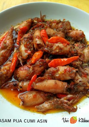 Foto resep Asam pija cumi asin