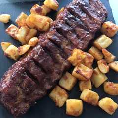 Una foto de Costillas de cerdo - estilo Foster Wollywod