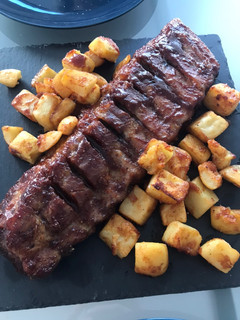 Una foto de Costillas de cerdo - estilo Foster Wollywod