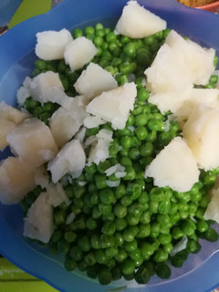 Una foto de Guisantes con patatas