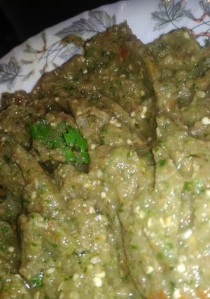 A picture of #5ingridients Baigan ka burtaa.