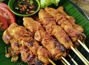Foto resep SATE AYAM PEDAS MANIS Empuk meresap + tips (#pr_sate)
