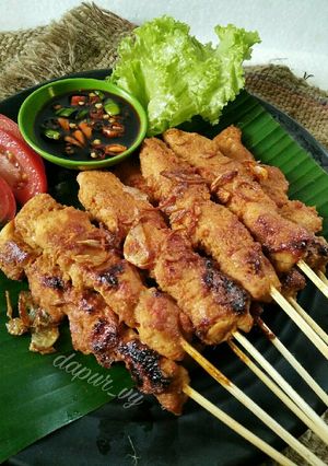 Foto resep SATE AYAM PEDAS MANIS Empuk meresap + tips (#pr_sate)