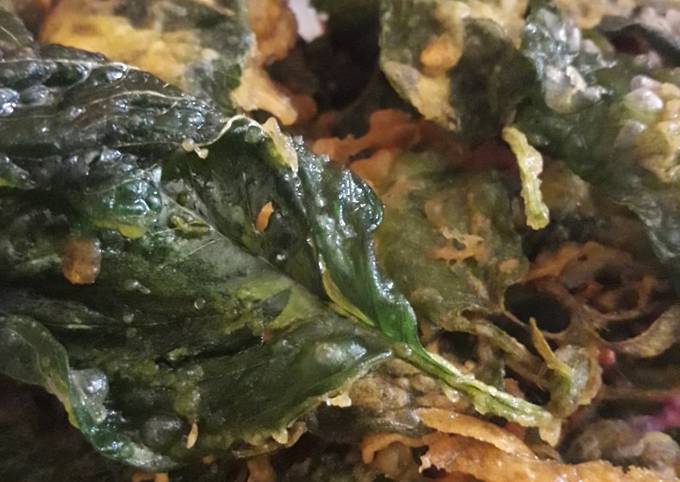 Resep Kerupuk Bayam Crispy Resep Kerupuk Bayam Crispy