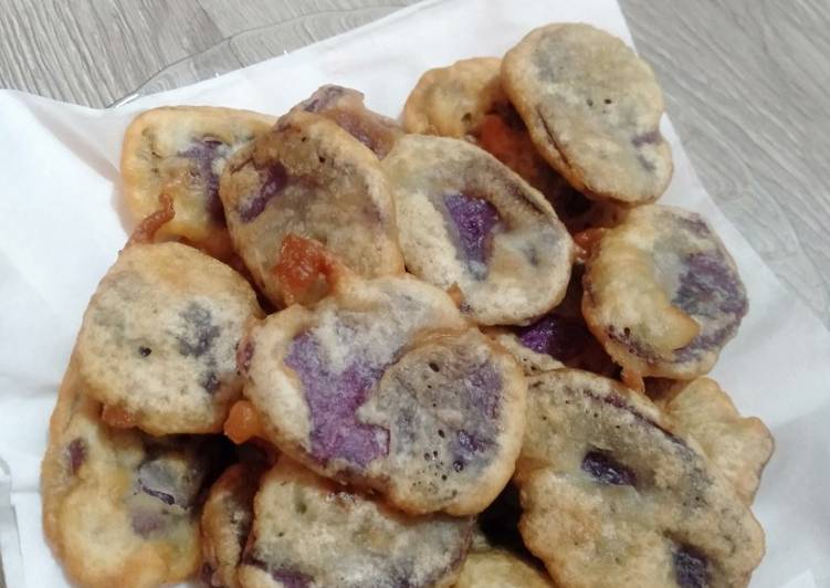 Cara Gampang Membuat Ubi ungu goreng tepung enakkk Enak dan Antiribet