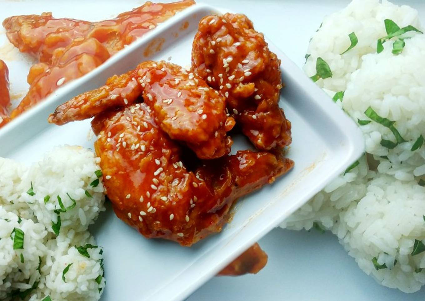 Ayam Goreng ala Korea Bahan Lokal