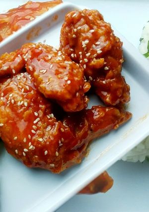 Foto resep Ayam Goreng ala Korea Bahan Lokal