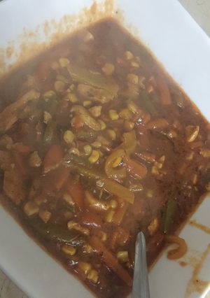 صورة لوصفة دجاج صيني